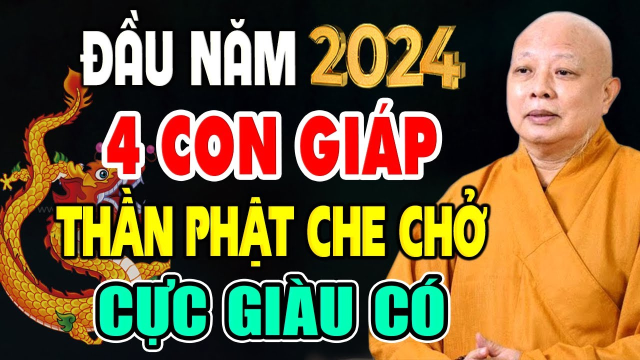 Kể từ 2024: 4 t.uổi hốt vàng hốt bạc, l.àm 1 hưởng 10, phú quý bất tận tới già